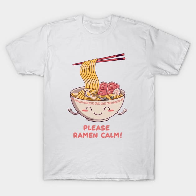 Ramen Calm T-Shirt by Vincent Trinidad Art